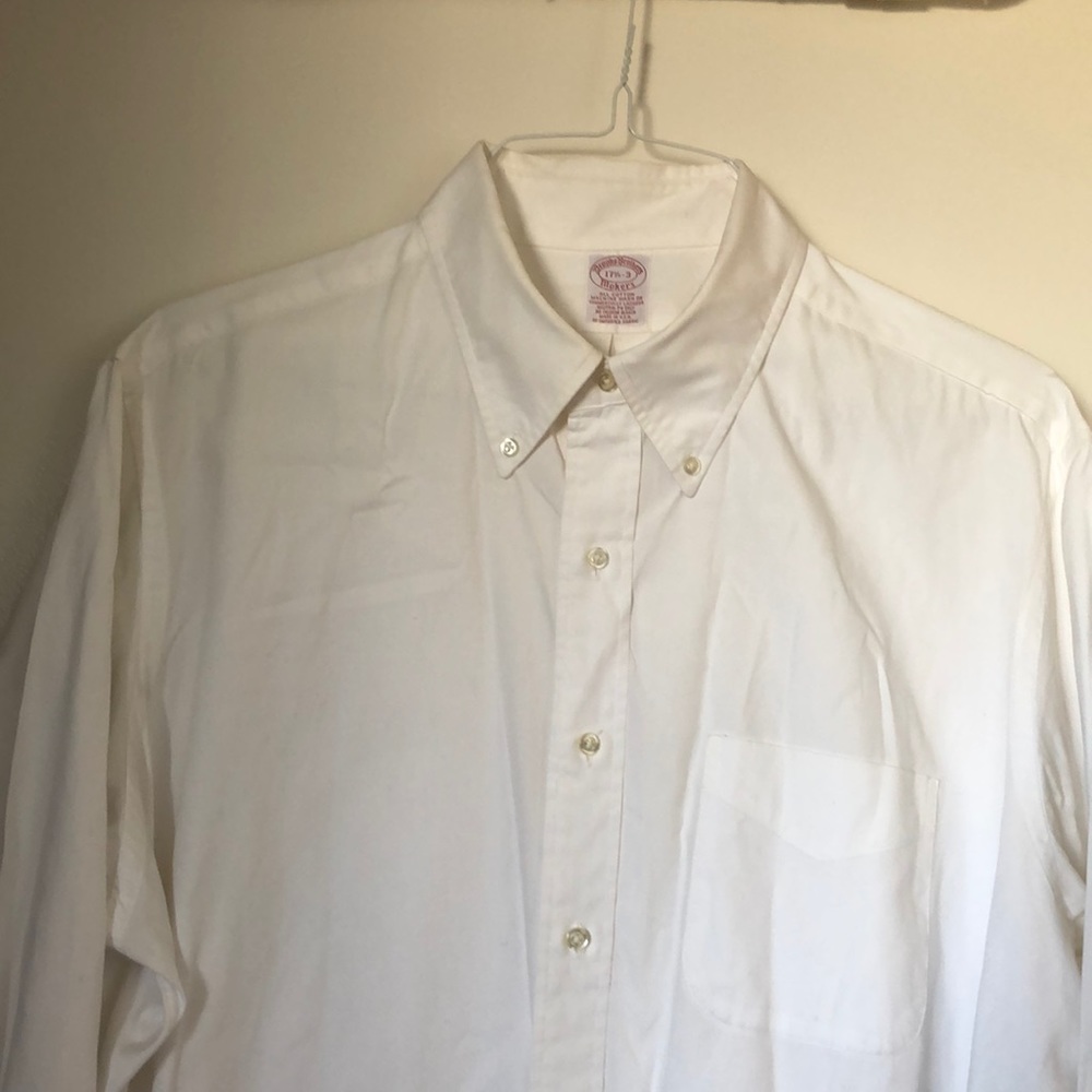 Brooks Brothers button down shirt size 17 1/2.